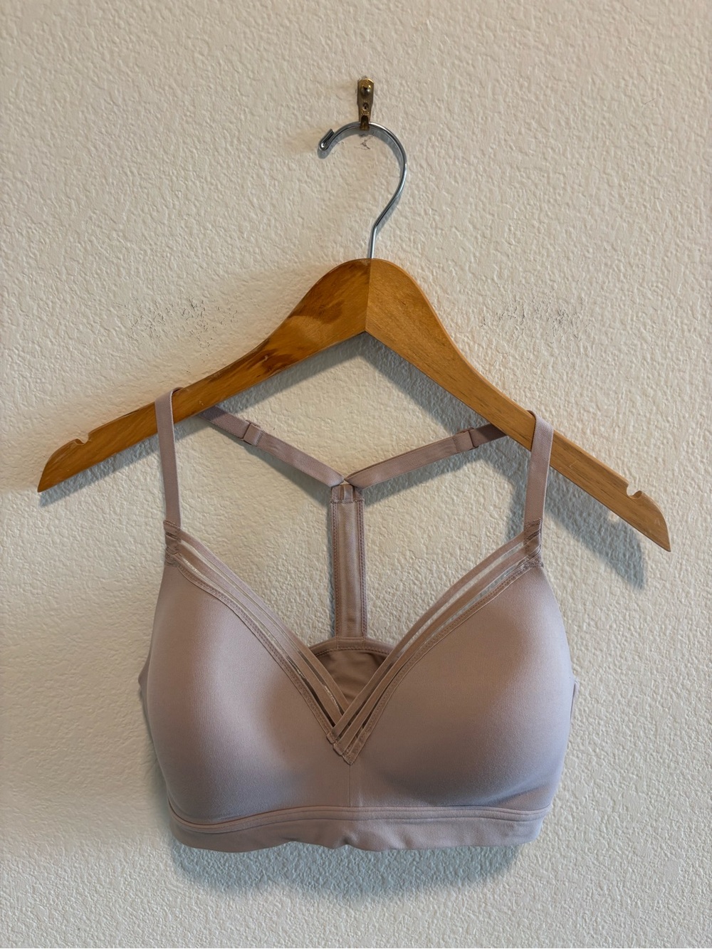 Athleta Mauve T-Back Seamless Bralette